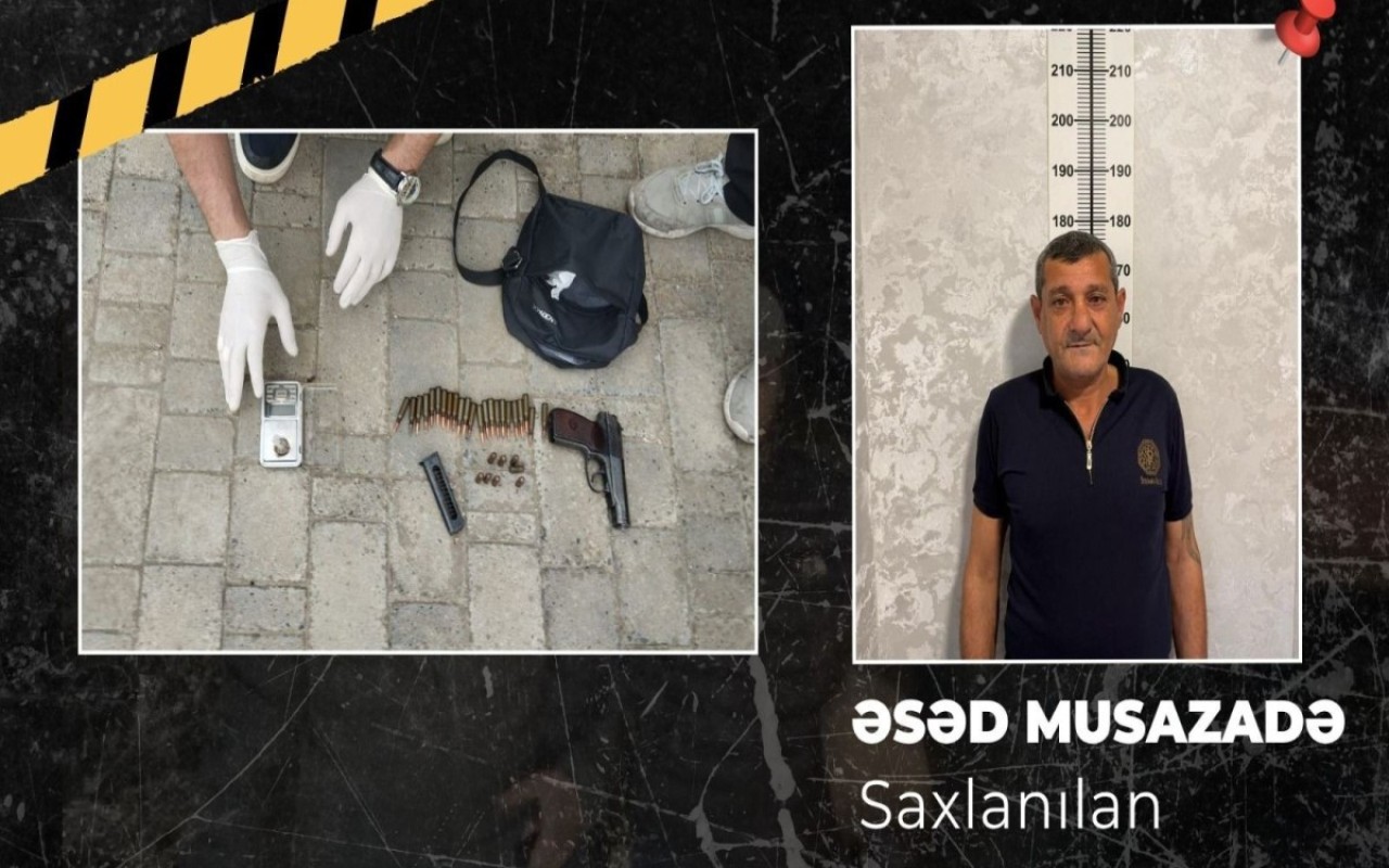 Qobustanda “Makarov” gəzdirən şəxs həbs