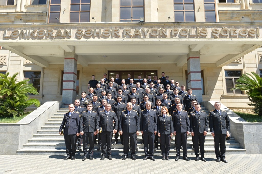 Lənkəranda polisin yaranmasının 108-ci ildönümü qeyd olundu - FOTOLARI