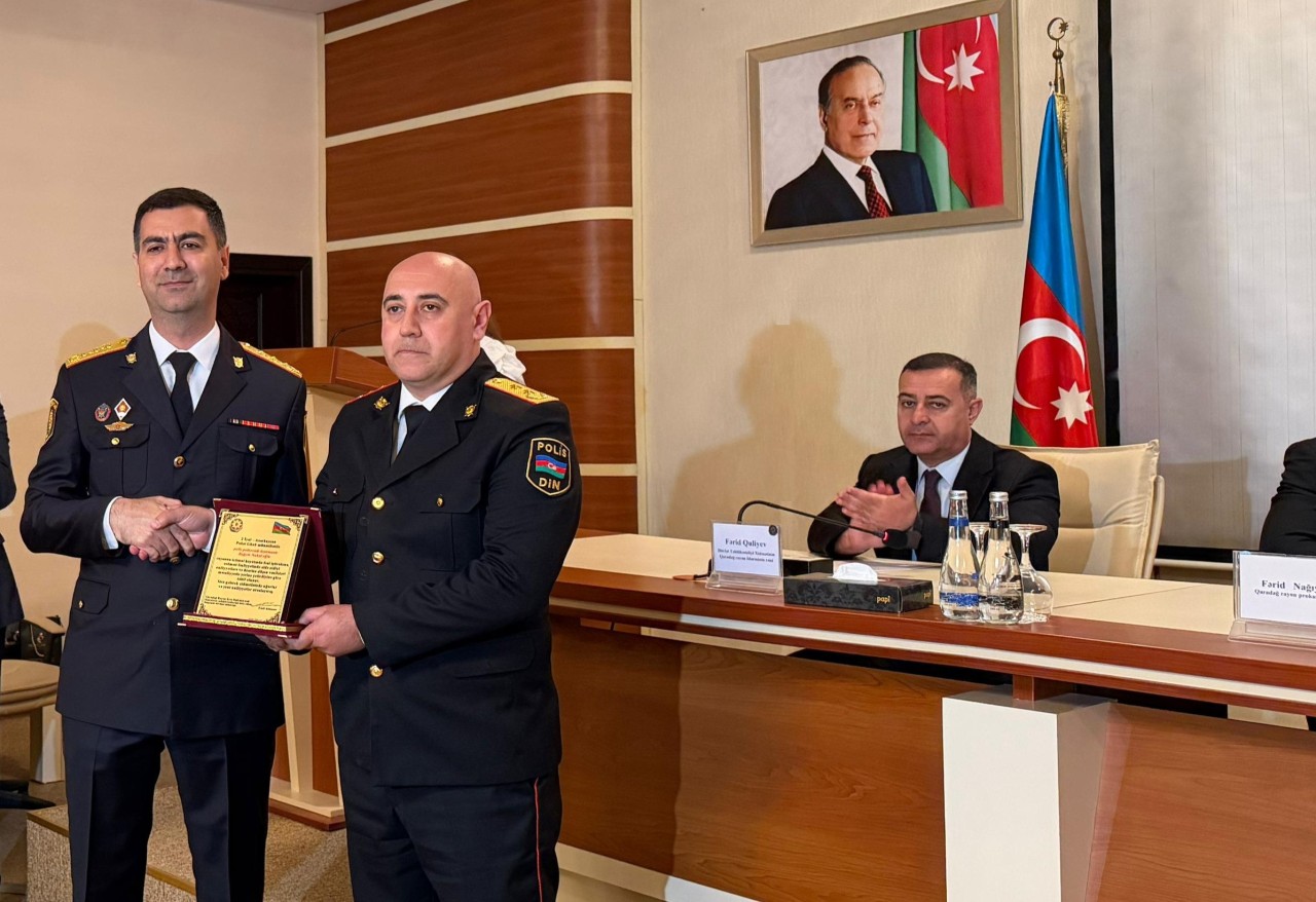 Qaradağda Polis Günü münasibətilə tədbir keçirildi - FOTOLAR