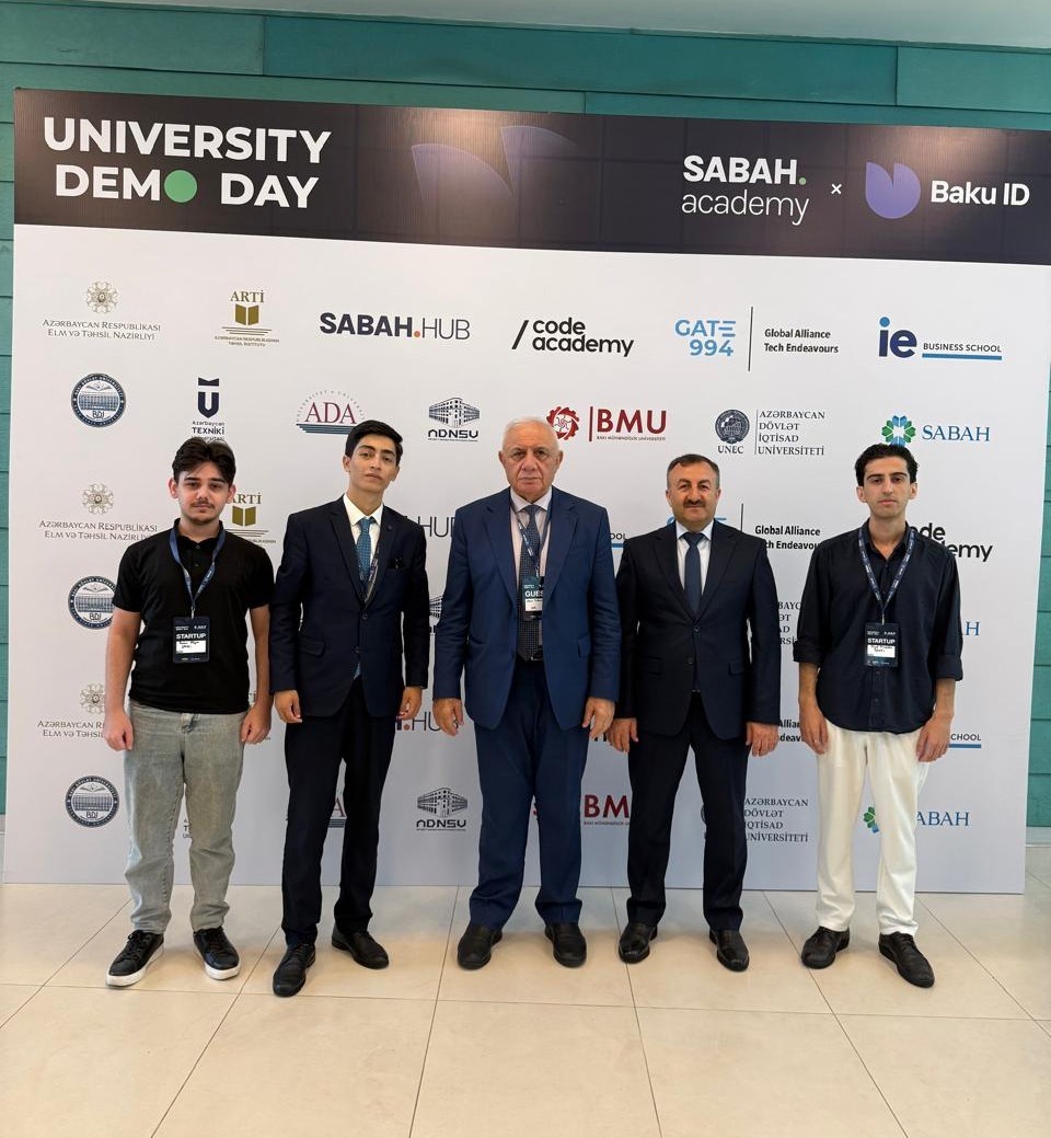 AzTU komandası 6-cı "University Demo Day" müsabiqəsində 3-cü yerə layiq görülüb - FOTO