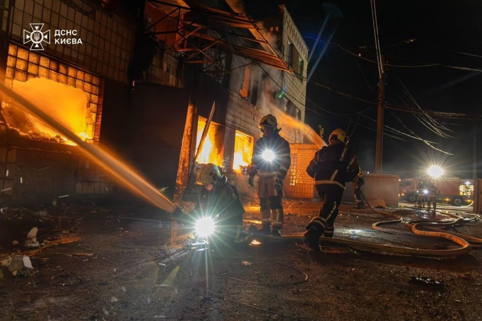 Rusiya Kiyevə raket hücumu etdi - FOTOLAR