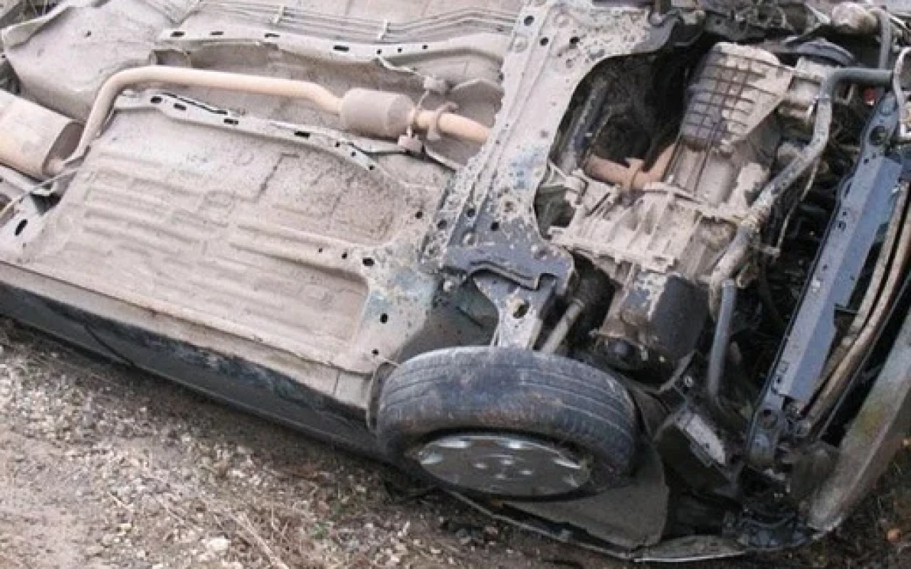 Kürdəmirdə "Toyota" aşdı - 5 nəfər yaralandı
