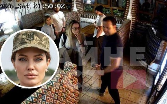 Ancelina Coli yenidən Ukraynada - FOTO