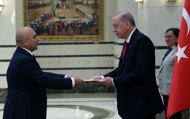 Ərdoğan Azərbaycanın yeni səfirini qəbul etdi - FOTOLAR