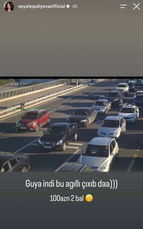 Azərbaycanlı aktrisa qaydanı belə pozdu (FOTO)