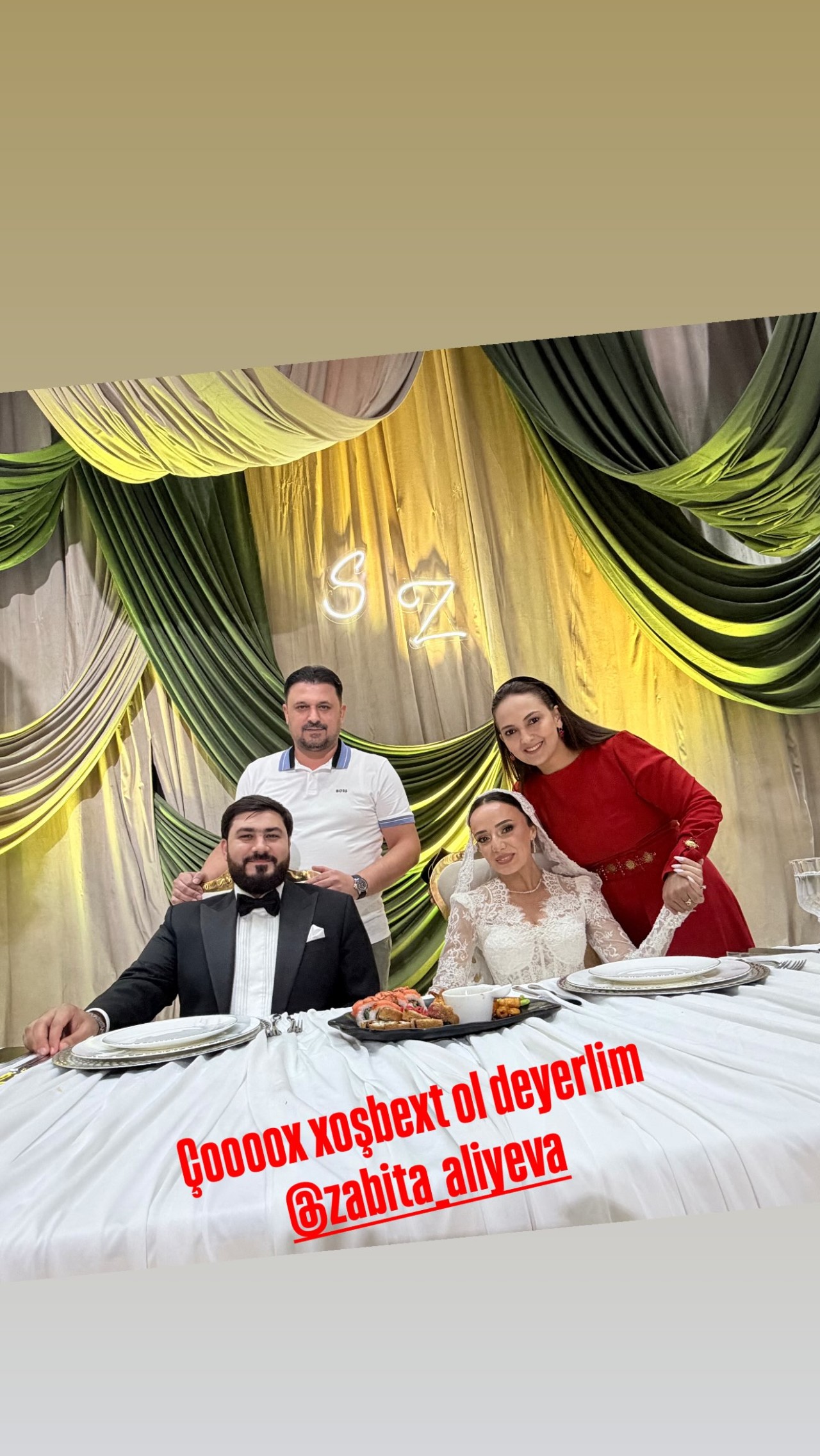 Zabitə Əliyevanın toyudur - VİDEO (FOTO)