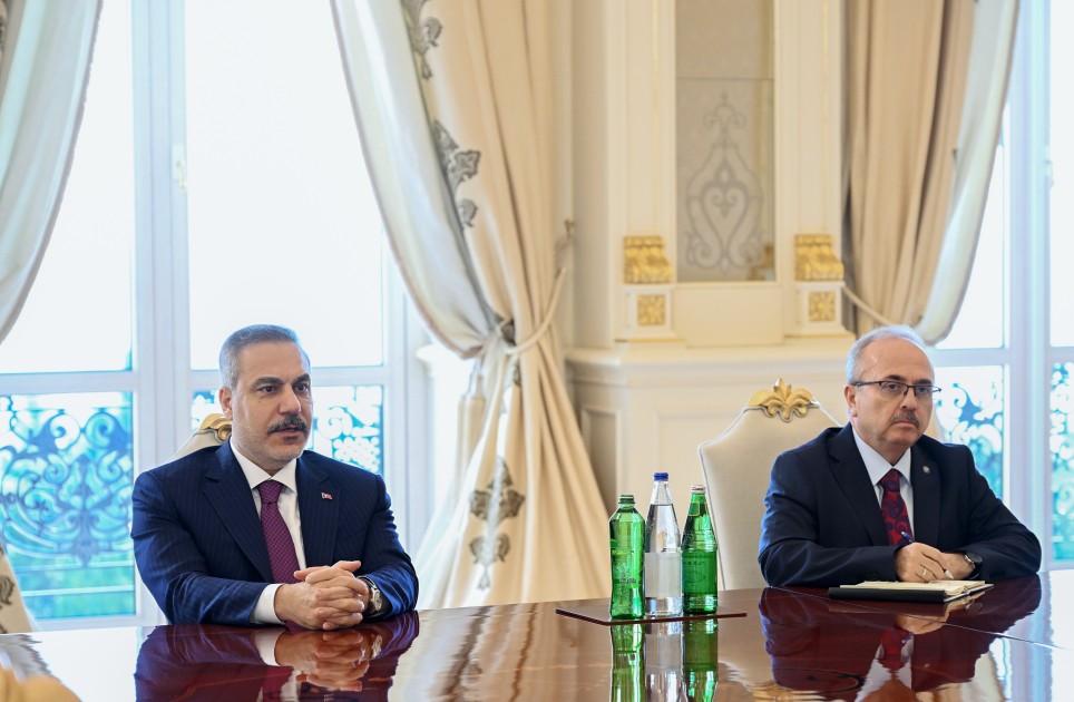 Prezident Hakan Fidanı qəbul etdi - FOTOLAR