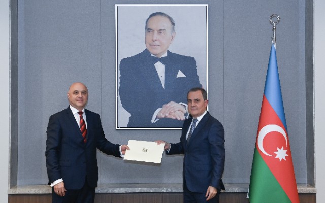 Ceyhun Bayramov Gürcüstanın yeni səfirini qəbul etdi