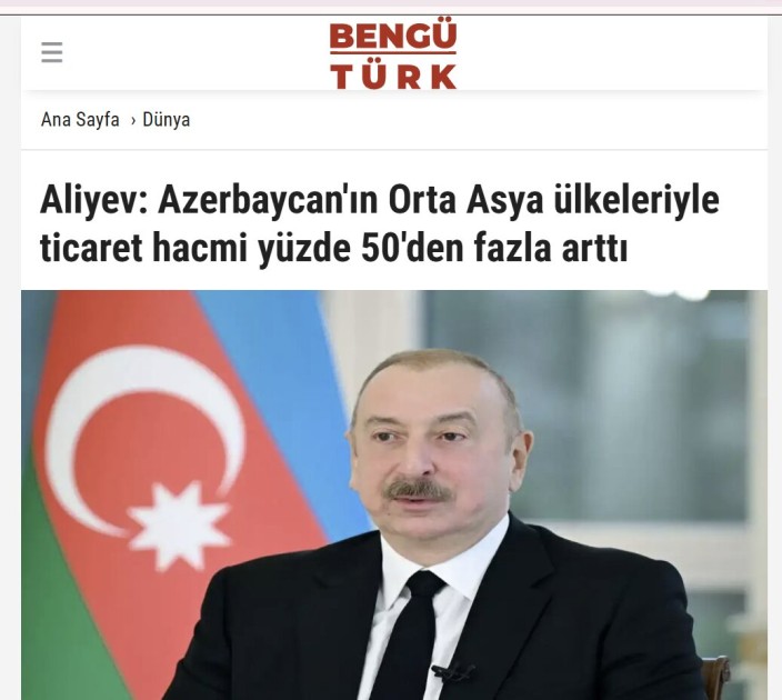 Türkiyə mediası Azərbaycan Prezidentinin Türkmənistan səfərindən yazdı - FOTOLAR