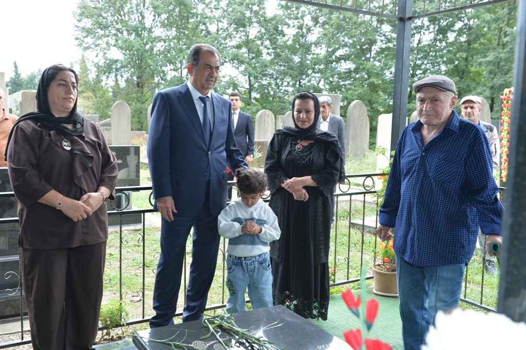 Lənkəran ŞİH başçısı şəhidin məzarını ziyarət edib - FOTOLAR