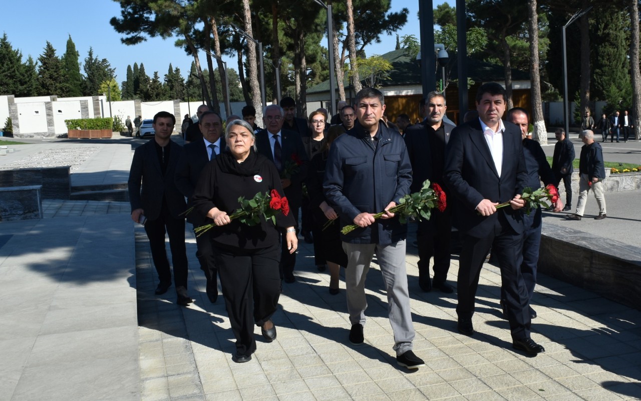 Yasamalda şəhid Nurlan Mustafayevin anım mərasimi keçirildi - FOTOLAR