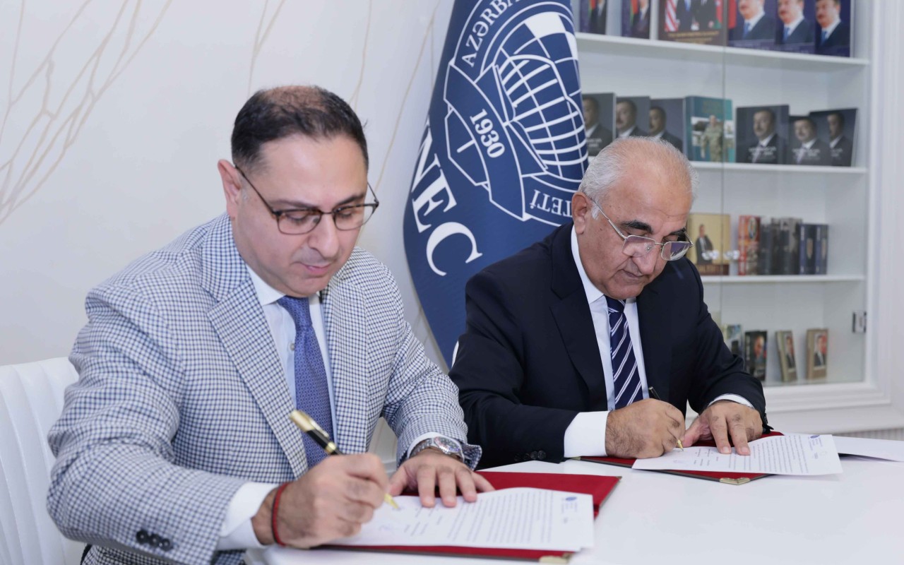 UNEC-də turizm və hotelçilik üzrə Korporativ Auditoriya yaradılacaq - FOTOLAR