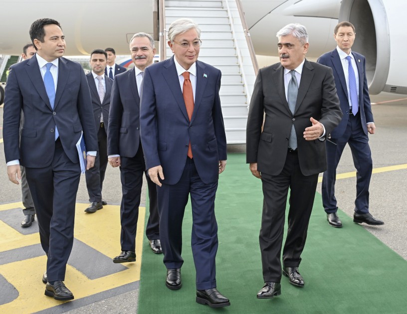 Tokayev Azərbaycanda - FOTOLAR