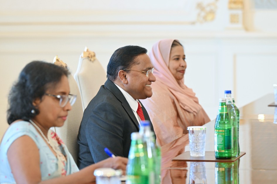 Prezident Şri-Lanka nazirini qəbul etdi - FOTOLAR
