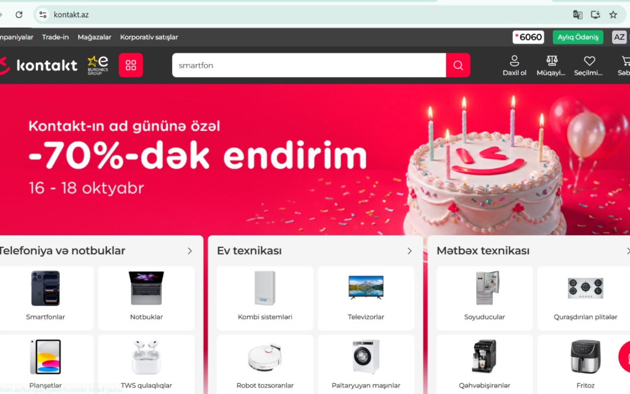 “Kontakt”dan ad günü sürprizi: kontakt.az-da yenilik var!