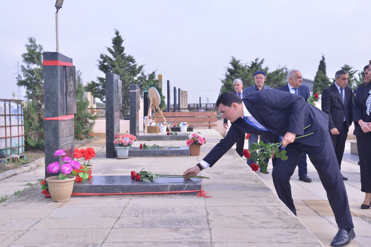 Şəhid Cavanşir Əhmədovun anım mərasimi keçirildi - FOTOLAR