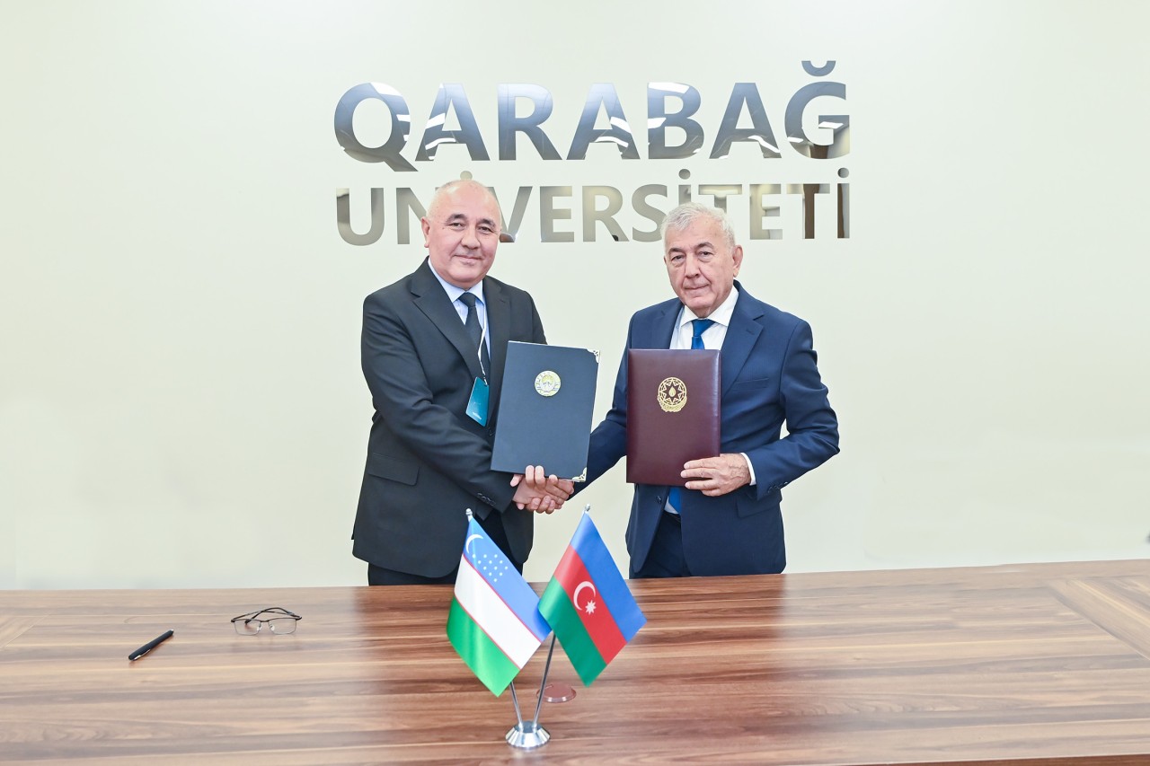 BMU ilə Özbəkistanın iki ali təhsil müəssisəsi arasında memorandumlar imzalandı - FOTOLAR
