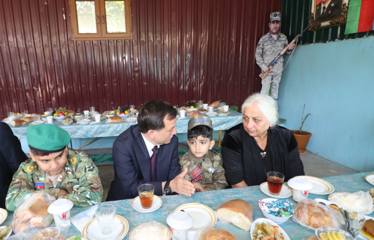 Qazaxda şəhid Teymur Hacıyevin xatirəsi anılıb - FOTOLAR