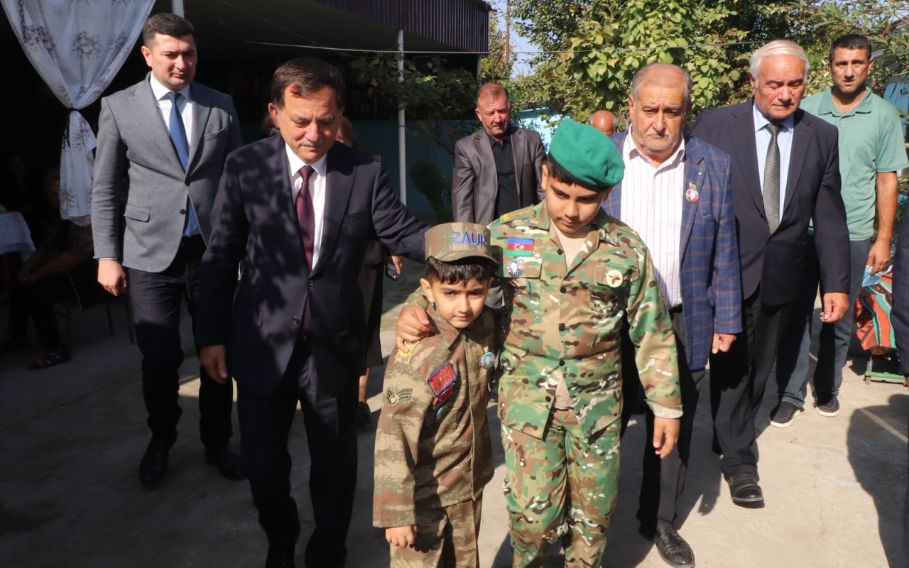 Qazaxda şəhid Teymur Hacıyevin xatirəsi anılıb - FOTOLAR