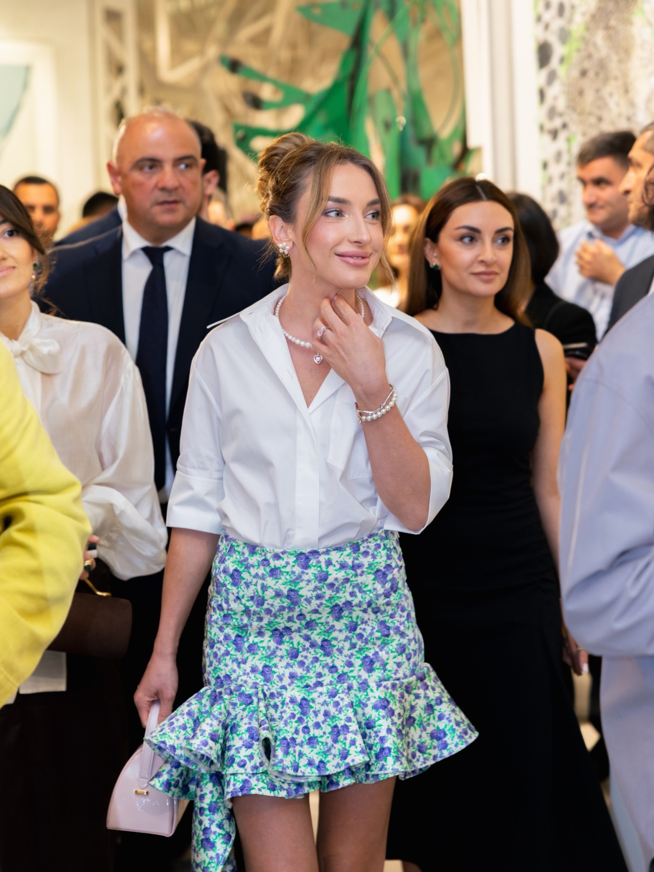 Alyona Əliyeva sərgi açılışında - FOTOLAR