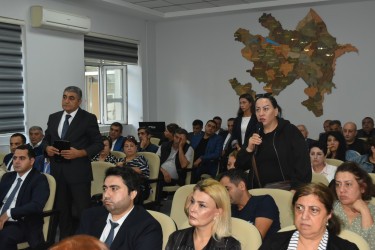 Yasamal RİH başçısı sakinlərlə görüşüb - FOTOLAR