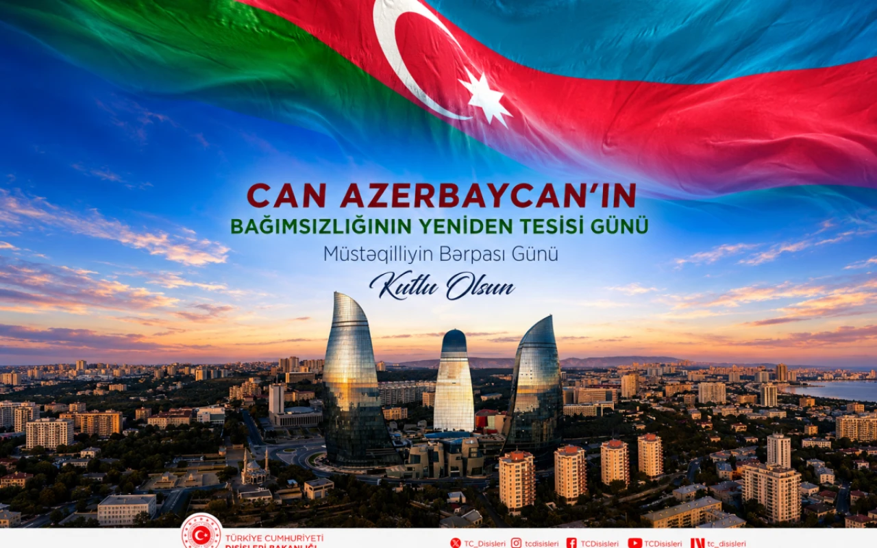 Türkiyənin Xarici İşlər Nazirliyi Azərbaycanı təbrik etdi