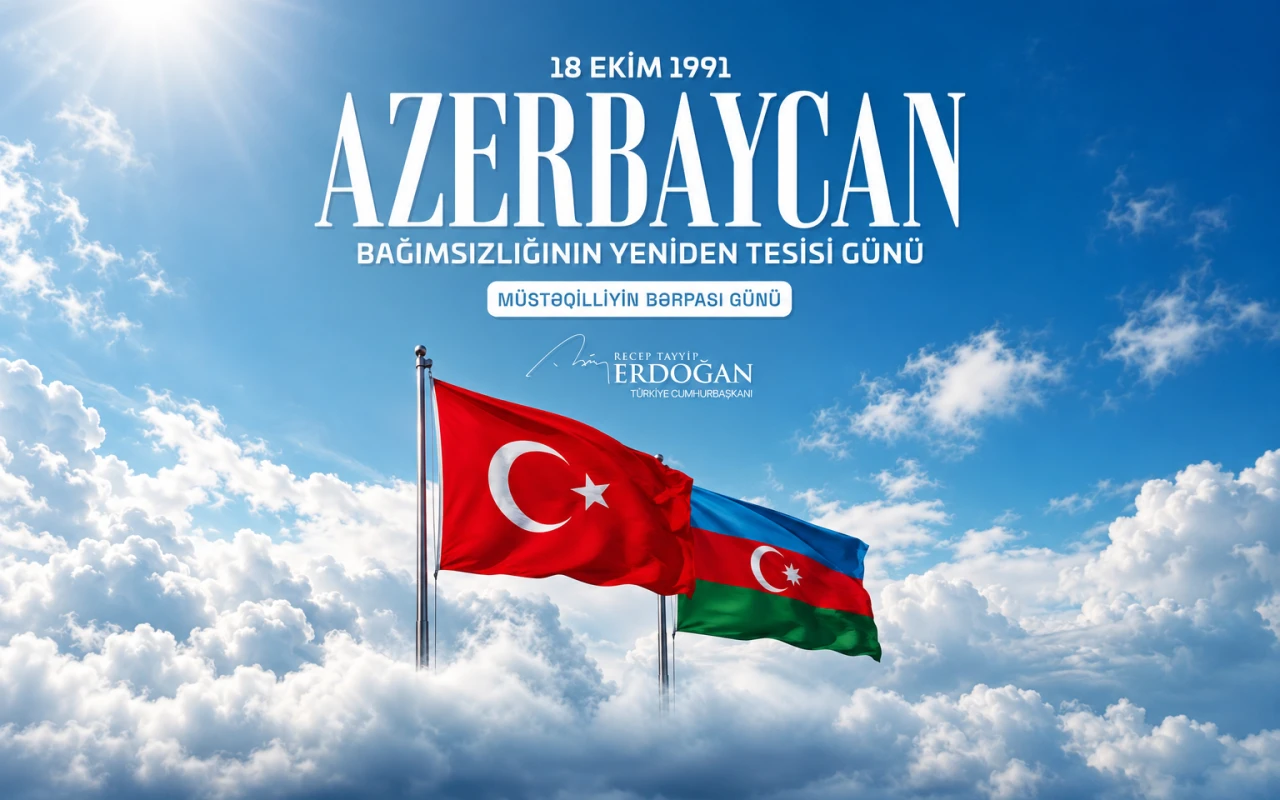 Ərdoğan Azərbaycanı Müstəqilliyin Bərpası Günü münasibətilə təbrik etdi