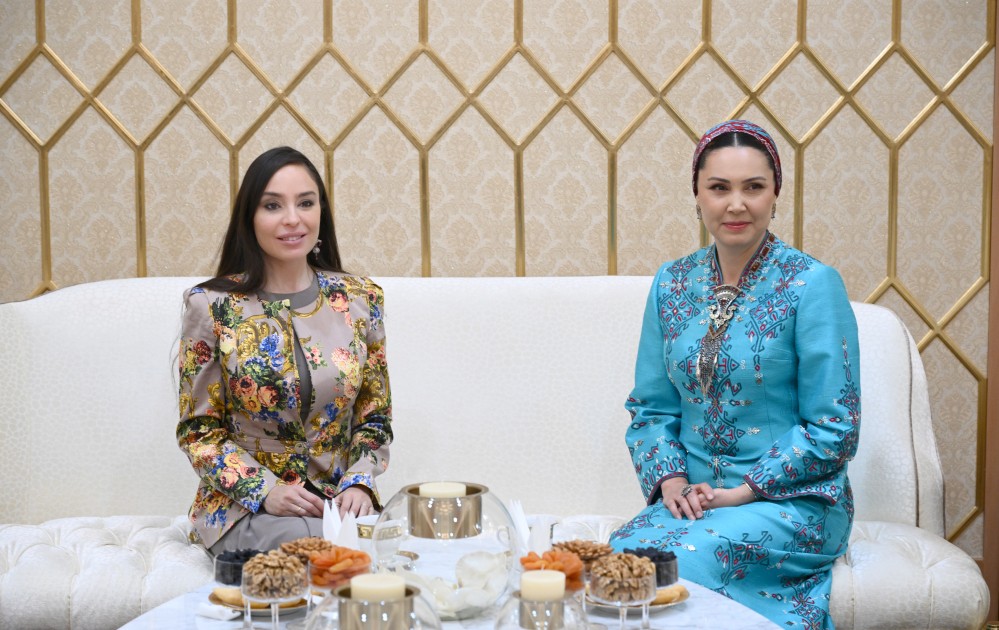 Leyla Əliyeva Türkmənistanda səfərdədir - FOTOLAR