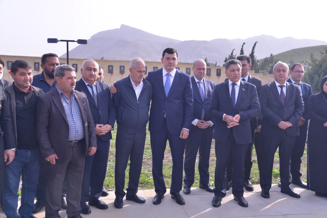 Vətən müharibəsi şəhidinin anım mərasimi keçirildi - FOTOLAR