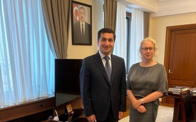 İsveç səfiri Hikmət Hacıyevlə görüşdü