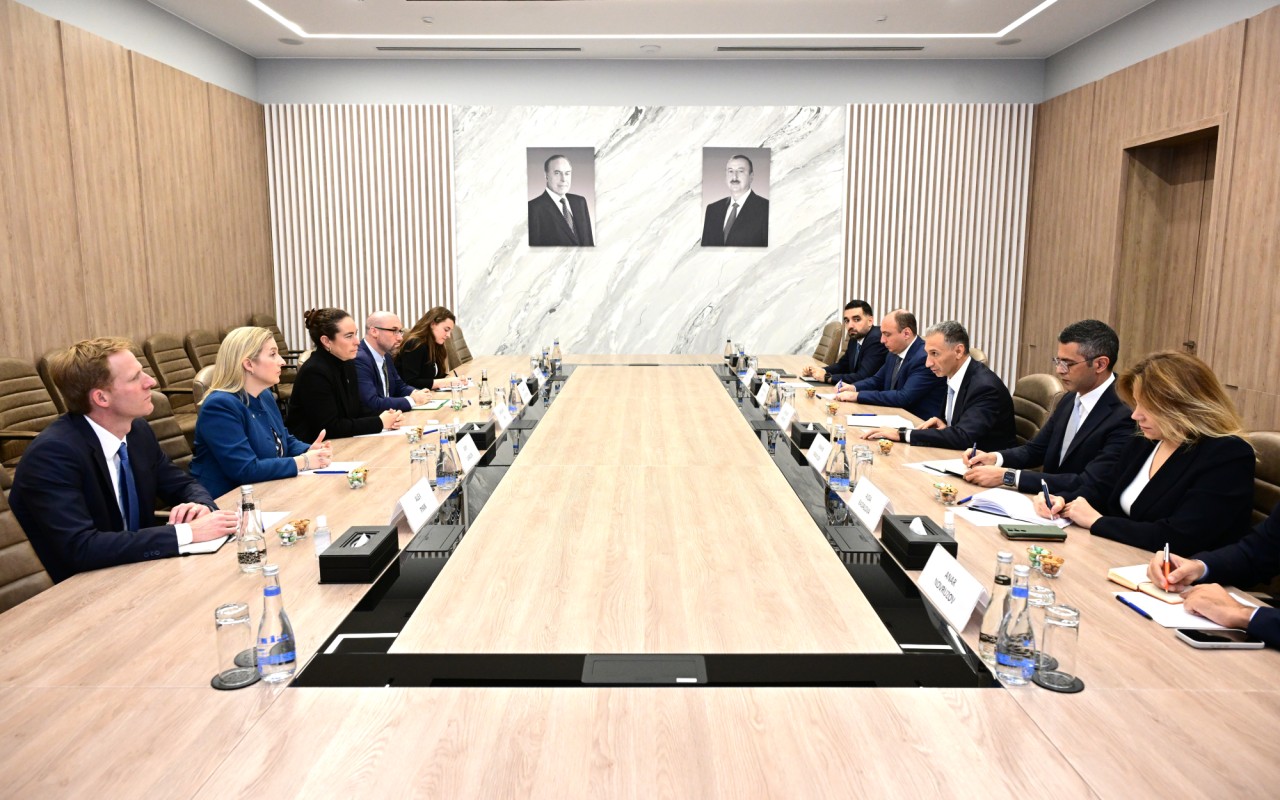 Nazir Rəşad Nəbiyev Karolin Vik ilə görüşüb - FOTOLAR