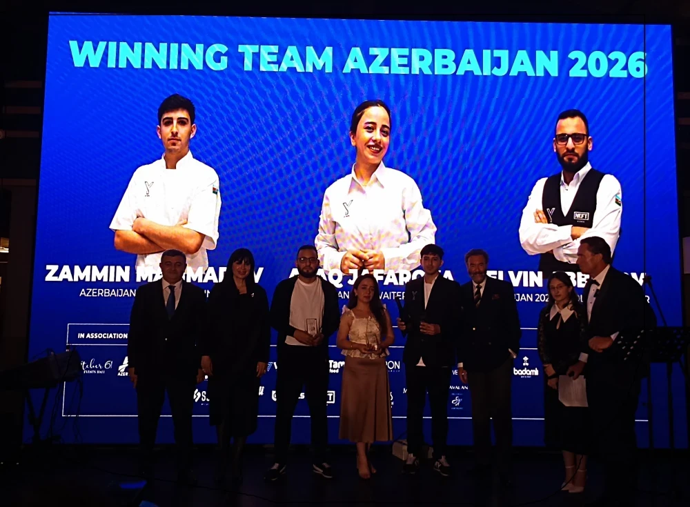 Bakıda ilk dəfə beynəlxalq kulinariya müsabiqəsi keçirildi - FOTOLAR