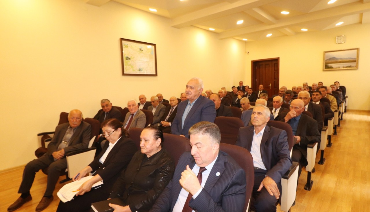 Qazax Rayon Ağsaqqallar Şurasına yeni sədr seçilib - FOTOLAR