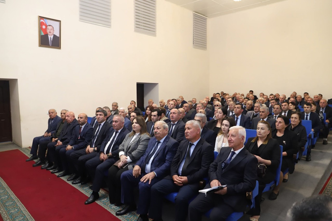 Ağstafa Rayon Ağsaqqallar Şurasının hesabat konfransı keçirilib - FOTOLAR
