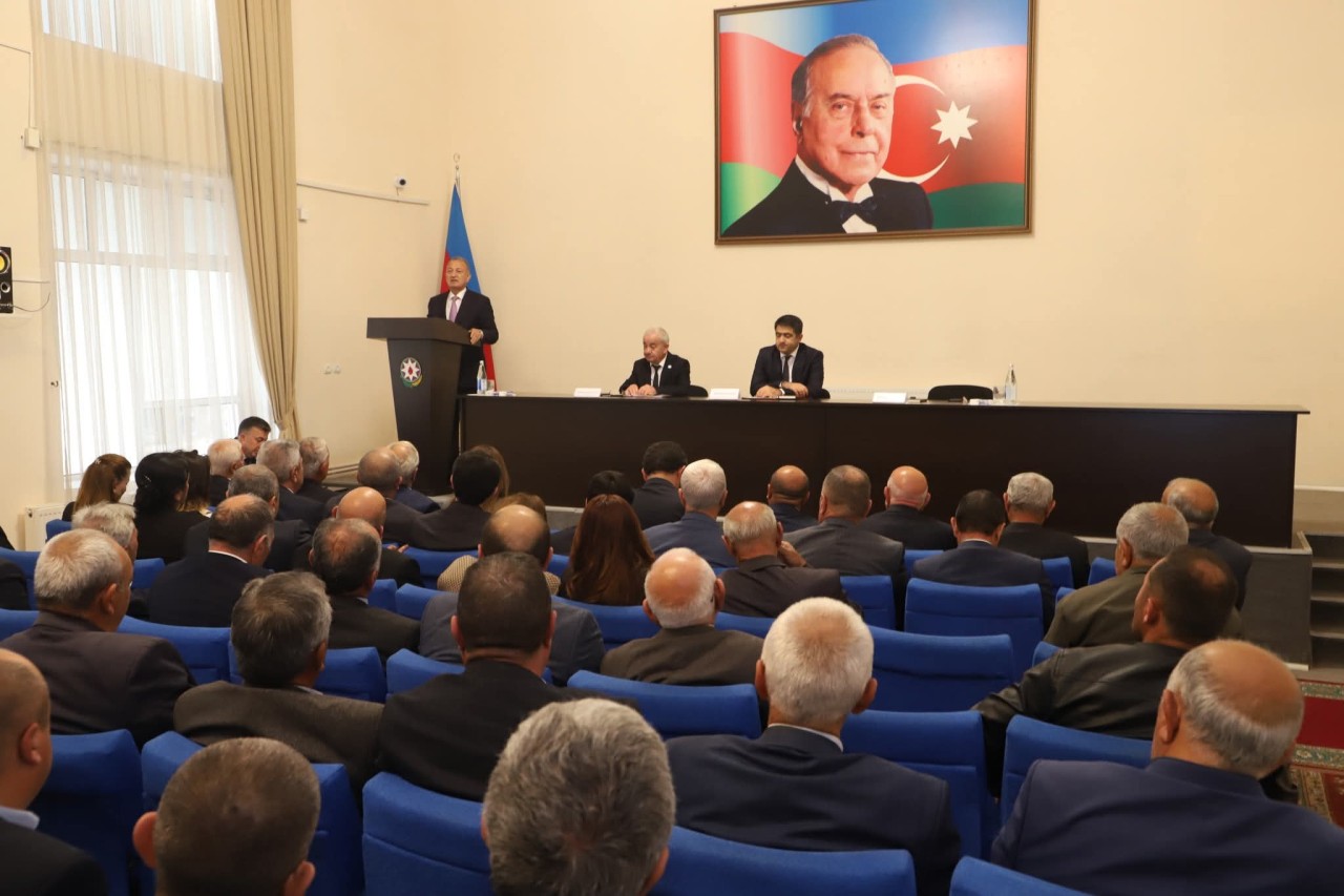 Ağstafa Rayon Ağsaqqallar Şurasının hesabat konfransı keçirilib - FOTOLAR
