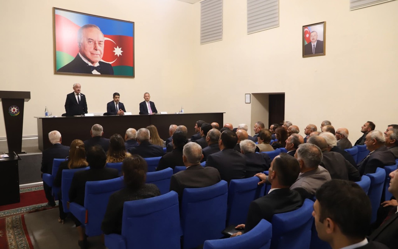 Ağstafa Rayon Ağsaqqallar Şurasının hesabat konfransı keçirilib - FOTOLAR