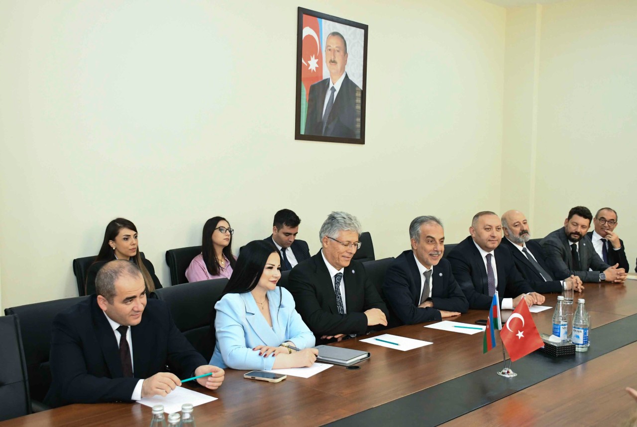 ADAU və Ege Universitetinin rektorları görüş keçiriblər - FOTOLAR