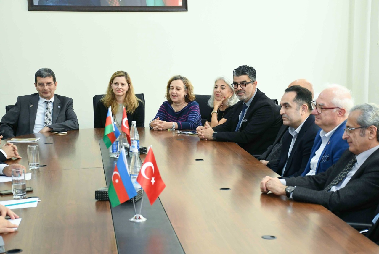 ADAU və Ege Universitetinin rektorları görüş keçiriblər - FOTOLAR