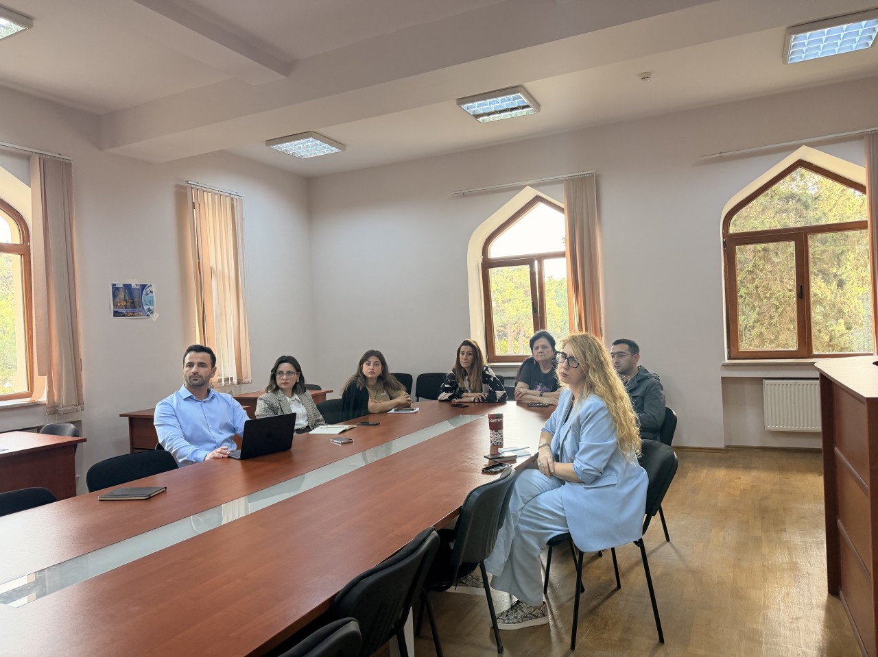 Rumıniya universitetinin dosenti AzTU-da təlim keçib - FOTOLAR