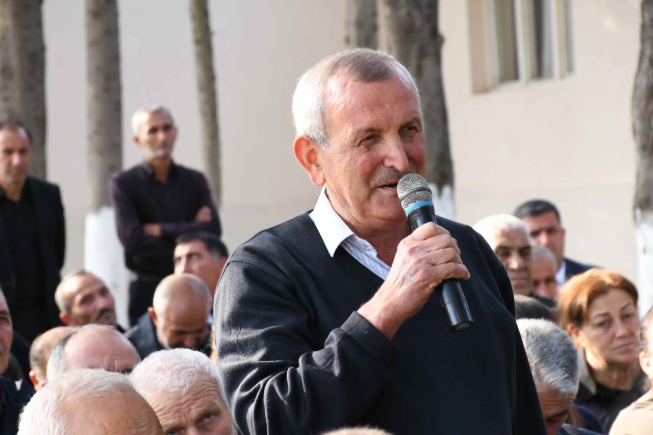 Ağdamın icra başçısı Vaqif Həsənov İmamqulubəyli kəndində - FOTOLAR
