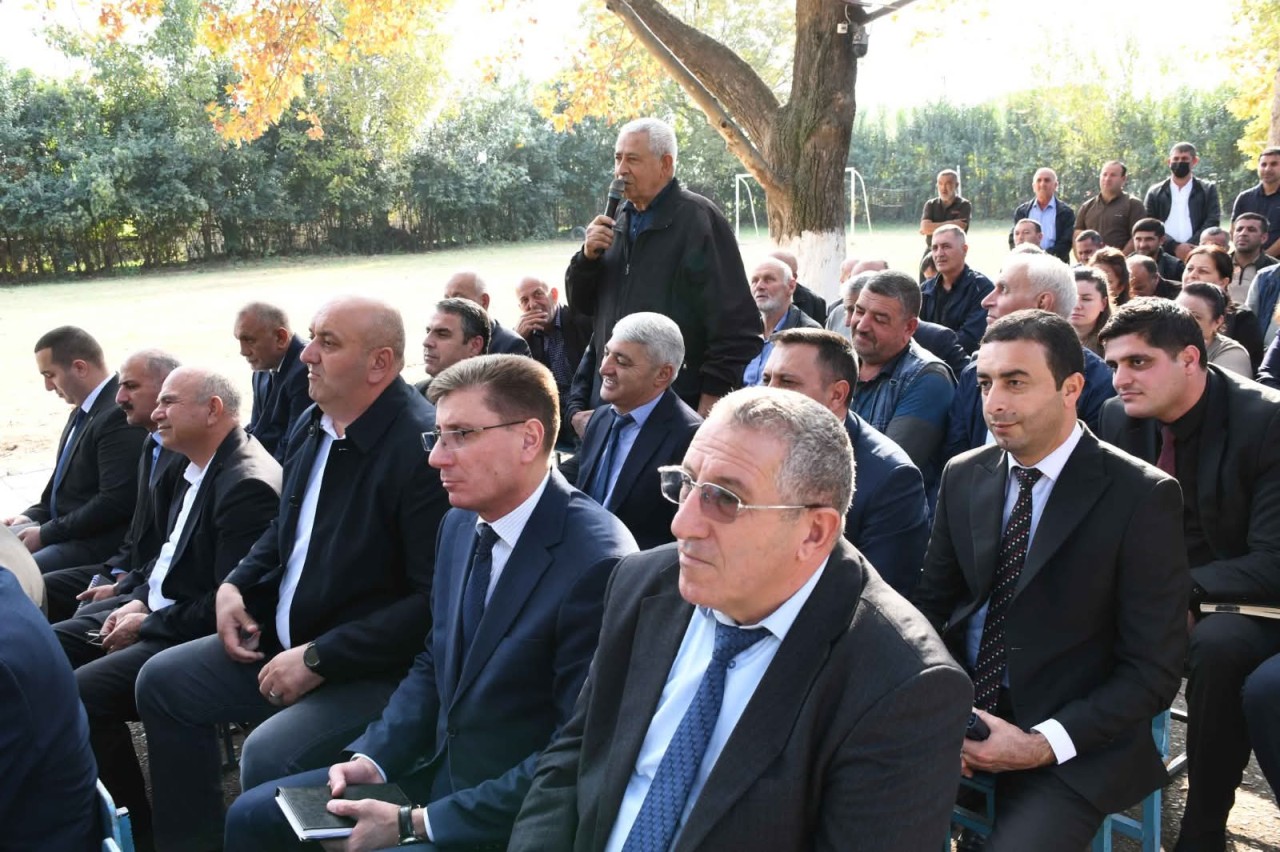Ağdamın icra başçısı Vaqif Həsənov İmamqulubəyli kəndində - FOTOLAR