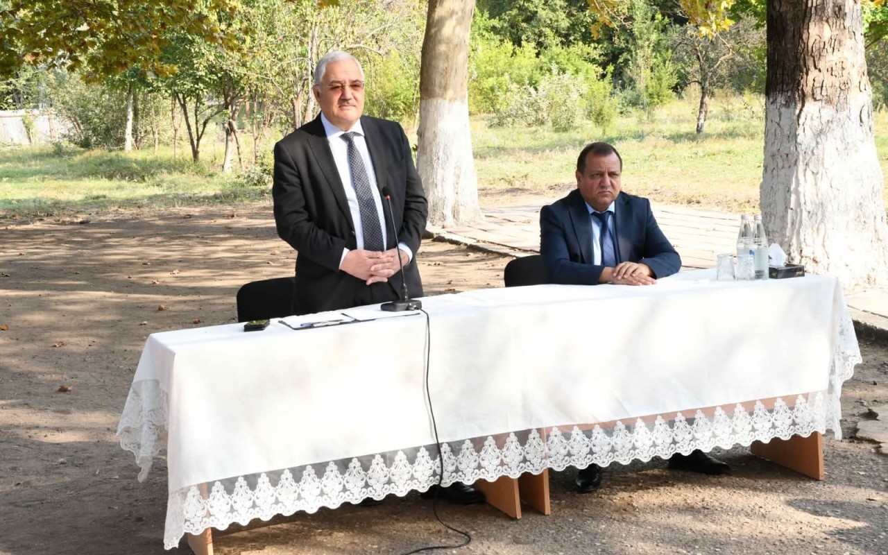 Ağdamın icra başçısı Vaqif Həsənov İmamqulubəyli kəndində - FOTOLAR