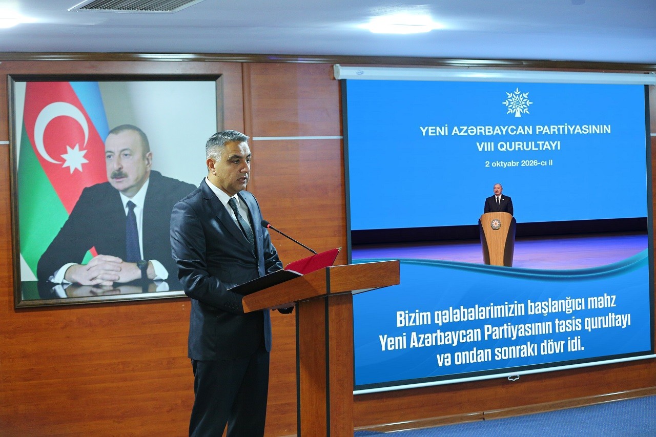 Binəqədidə YAP-ın VIII Qurultayından irəli gələn vəzifələr müzakirə olunub - FOTOLAR