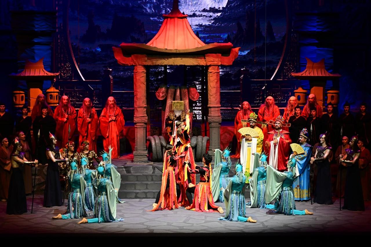 “Turandot” operası 98 ildən sonra yenidən Azərbaycan səhnəsində - FOTOLAR