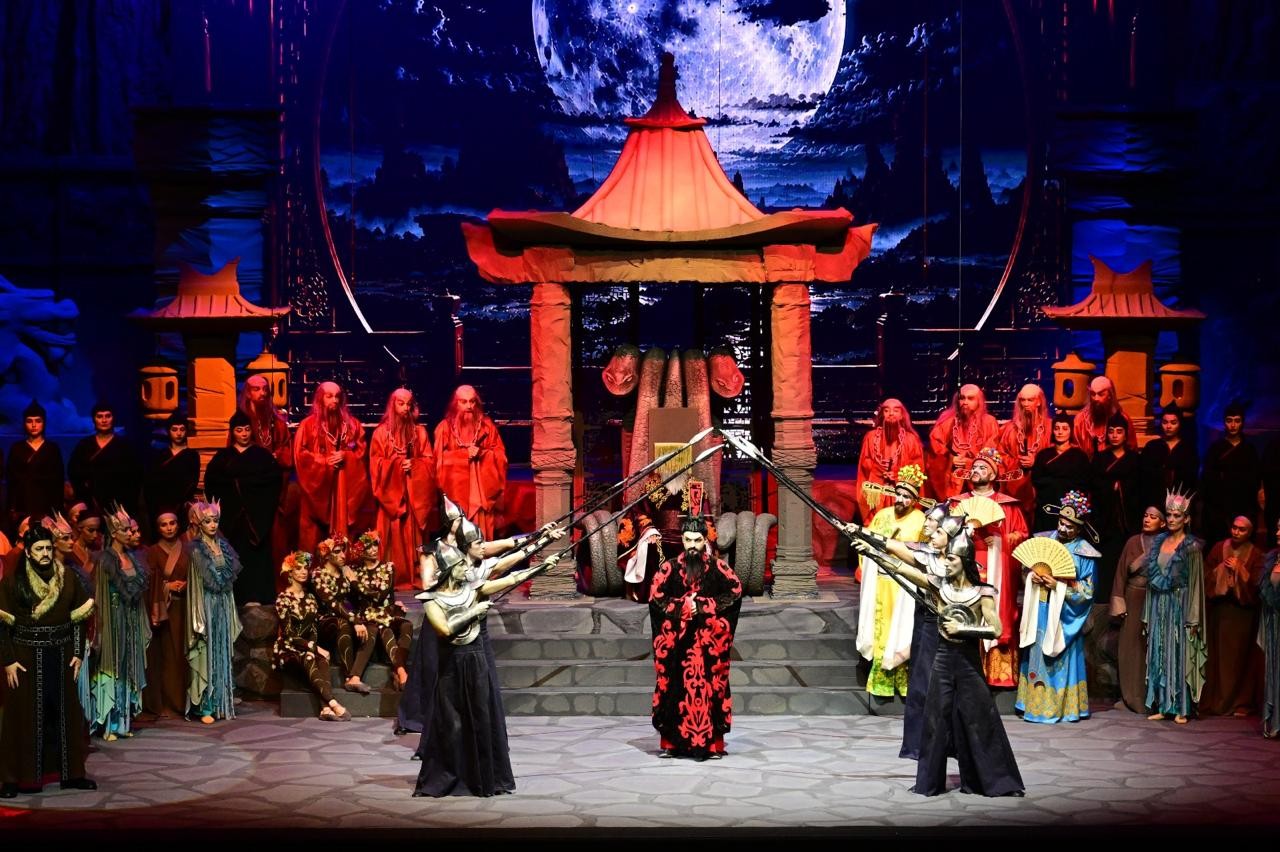 “Turandot” operası 98 ildən sonra yenidən Azərbaycan səhnəsində - FOTOLAR