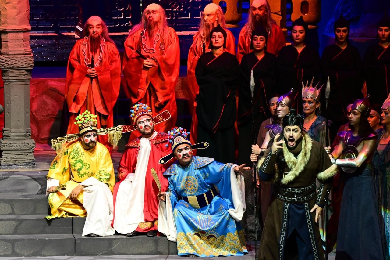 “Turandot” operası 98 ildən sonra yenidən Azərbaycan səhnəsində - FOTOLAR