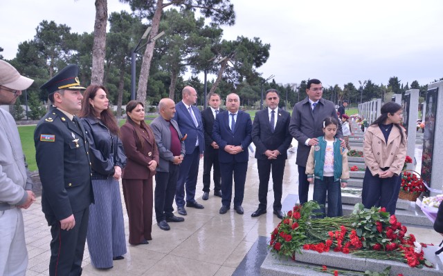 Qaradağda şəhid Elsevər Paşayevin anım mərasimi keçirildi - FOTO