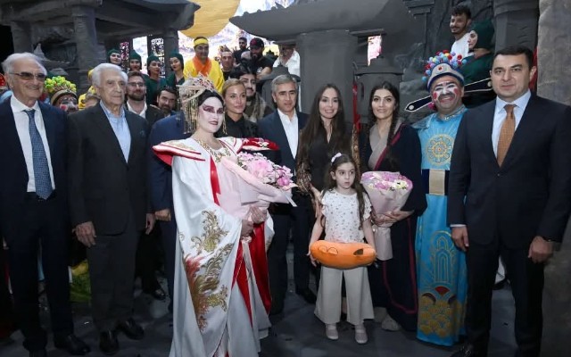 Leyla Əliyeva “Turandot”un premyerasından paylaşım etdi - VİDEO