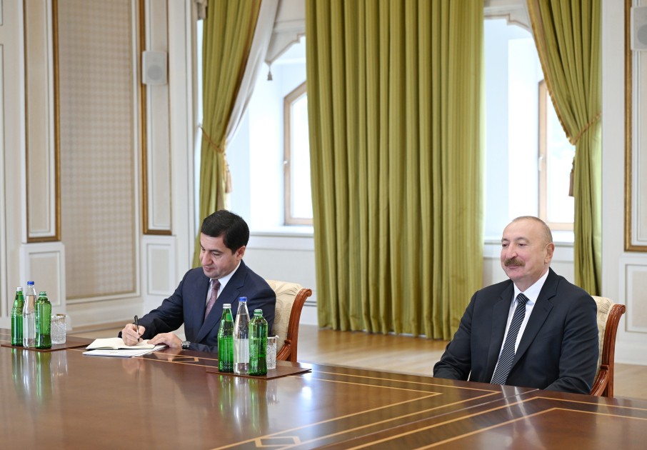 Prezident Migel Anxel Moratinosu qəbul etdi - FOTOLAR