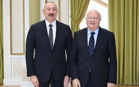Prezident Migel Anxel Moratinosu qəbul etdi - FOTOLAR